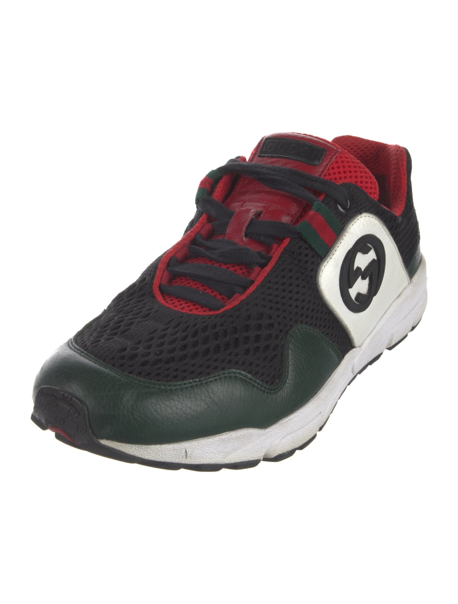 Gucci Web Accent Mesh Sneakers